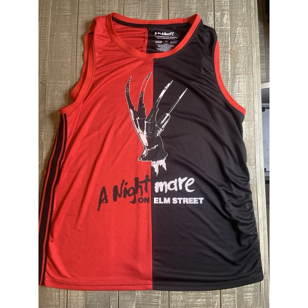 A Nightmare on Elm Street Freddy Krueger Basketball Tank Top Horror Size XXL 2XL